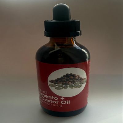 100% natural red pimento + black castor oil stimulating & invigorating