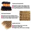 LUMWAV T1B/27 Ombre Deep Wave Human Hair Bundles 12 14 16 Inch 3 Bundles Brazilian Remy Hair Extensions Soft Bouncy Curly Weave for Black Women view 2