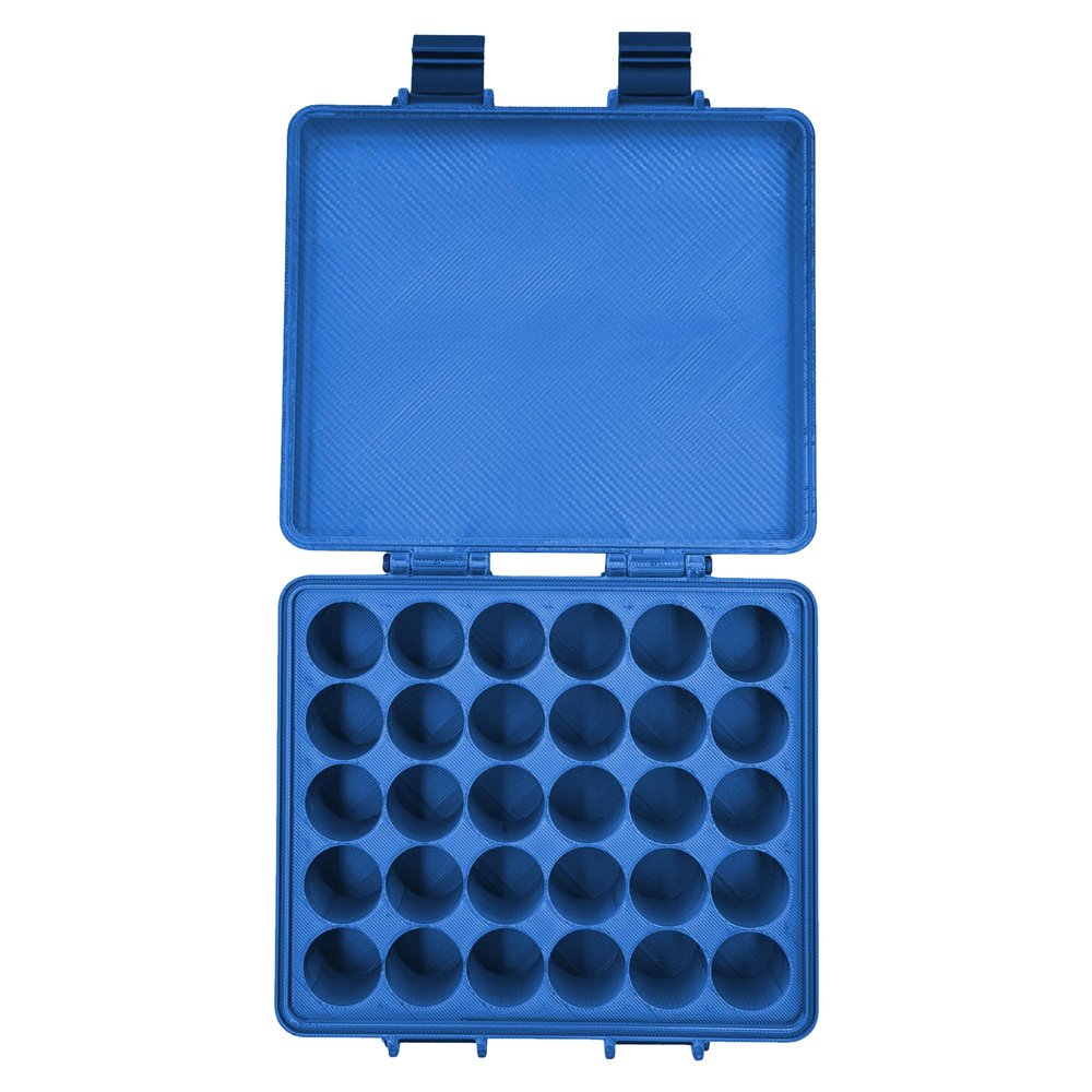 3D Printed Essential Oils Storage Case Compatible with Young Living 5ml Essential Oils - 5ml Bottle Storage Box with 30 Slots - Essential Oil Carrying Case, 16mm Max Diameter, 35mm Max Height