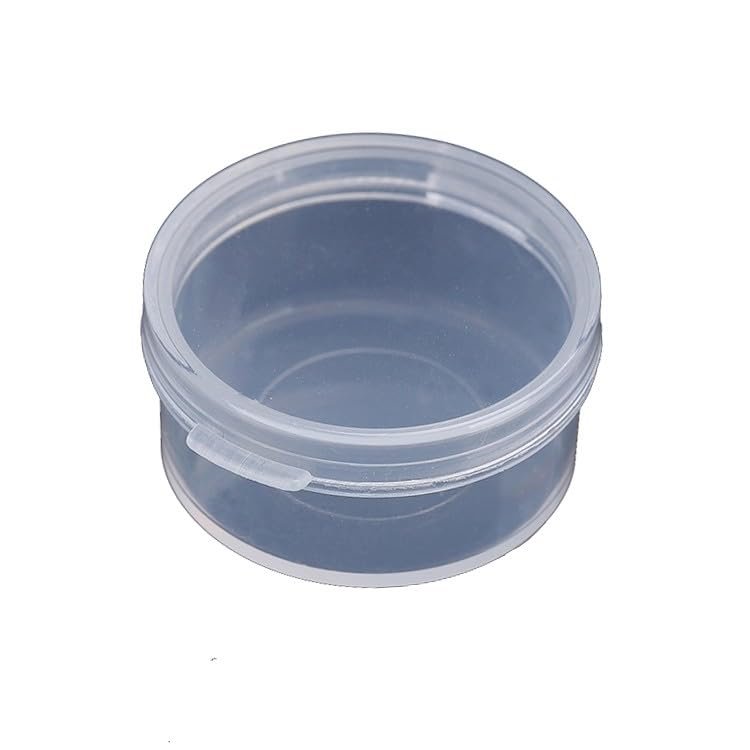 100 pcs 5 Gram Empty Containers Mini Clear Jar Sample Transparent Cream Cosmetic Bottle Containers