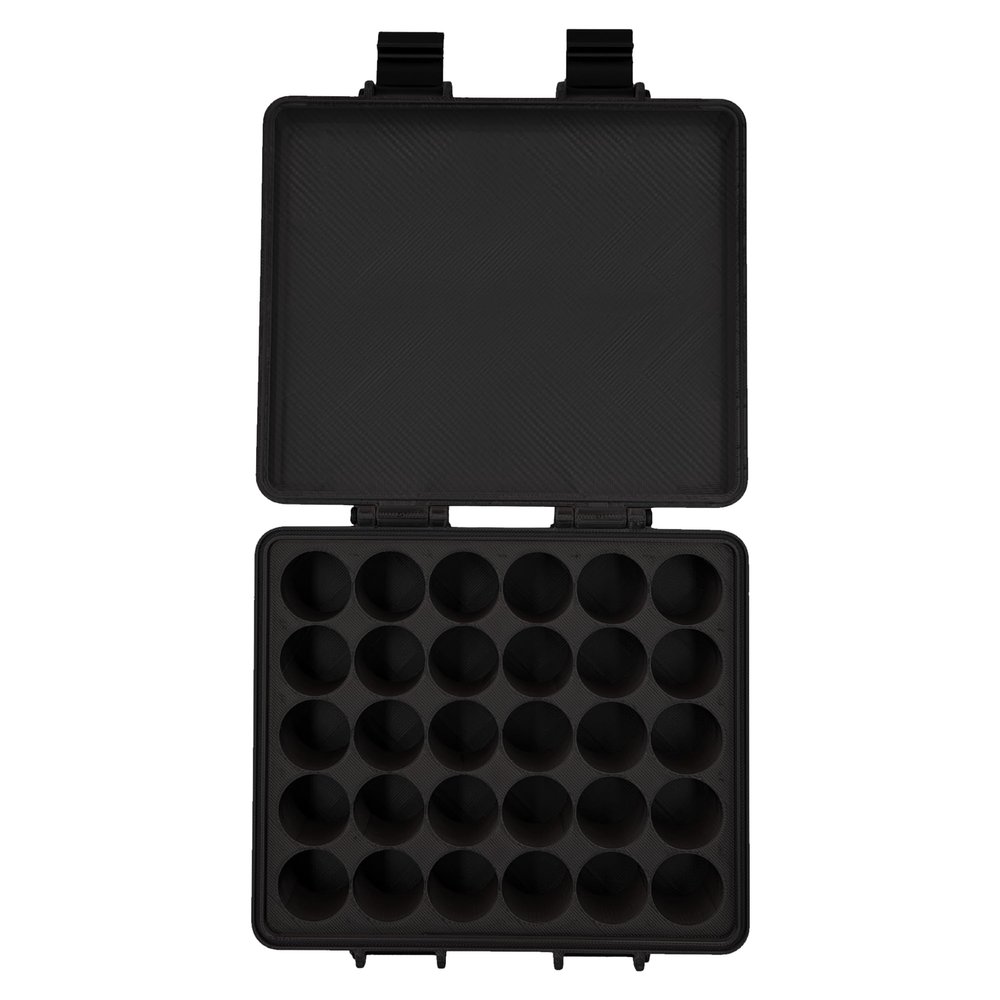 3D Printed Essential Oils Storage Case Compatible with Young Living 5ml Essential Oils - 5ml Bottle Storage Box with 30 Slots - Essential Oil Carrying Case, 16mm Max Diameter, 35mm Max Height