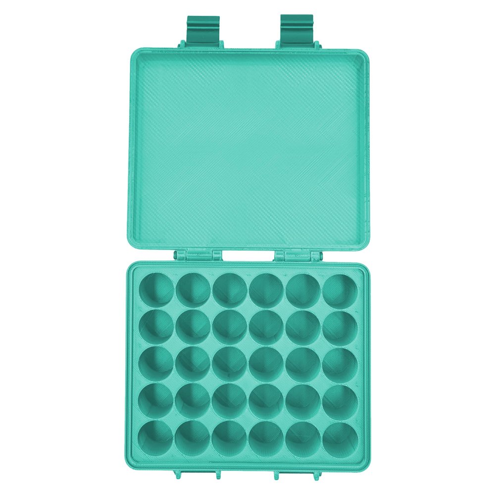 3D Printed Essential Oils Storage Case Compatible with Young Living 5ml Essential Oils - 5ml Bottle Storage Box with 30 Slots - Essential Oil Carrying Case, 16mm Max Diameter, 35mm Max Height
