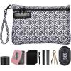 ADCTMOB Smell Proof Bag with Combination Lock, Large Odor Proof Stash Container Activated Carbon Lined with Accessories, Travel Storage Pouch Case Great Christmas Gift view 1