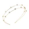 Crystal Headband for Women Double Hairband Moon Star Inlaid Rhinestone Hair Bands Hair Accessories(Gray) view 1