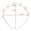 Crystal Headband for Women Double Hairband Moon Star Inlaid Rhinestone Hair Bands Hair Accessories(Gray) view 2