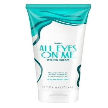 '   All Eyes on Me 3-in-1 Hair Styling Cream  Smooths, Adds Shine, & Protects from Heat, 5.5 fl oz (Pack of 1)