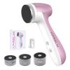 AprElm-E7 Rechargeable Electric Foot Callus Remover with 3-Sizes 120Pcs Sandpaper Discs, Professional 1000RPM 3-Speed Control Electric Foot File (Pink) view 1