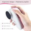 AprElm-E5 Rechargeable Electric Foot Callus Remover with 3-Sizes 120Pcs Sandpapers, Professional 1000RPM Electric Foot File with Organizer, Pedicure Tools Gifts for Women Men (Pink-White) view 2
