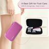 AprElm-E5 Rechargeable Electric Foot Callus Remover with 3-Sizes 120Pcs Sandpapers, Professional 1000RPM Electric Foot File with Organizer, Pedicure Tools Gifts for Women Men (Pink-White) view 3