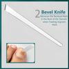 VUFVOID Professional Pedicure Knife Set Professional Ingrown Toenail Clippers Foot Care Tools Stainless Steel Nail Cuticle Nippers Remover Kits,A Gift to My Father view 4