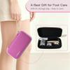 AprElm-E5 Rechargeable Electric Foot Callus Remover with 3-Sizes 120Pcs Sandpapers, Professional 1000RPM Electric Foot File with Organizer, Pedicure Tools Gifts for Women Men (Black-Gold) view 3