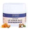 SWOSH Lip Scrub Balm 20g | Exfoliates Dry, Chapped Lips | Moisturizing Lip Care with Natural Oils | Lip Brightening & Softening Balm | Gentle Lip Exfoliator for Women and Men | Lip Treatment view 1
