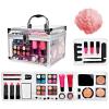 Travel Makeup Case - Cosmetic Kit, Teen Performance Bag | Complete Halloween Theater Set, Creative Tween Organizer, Kit for Bridal Event Preparation view 1