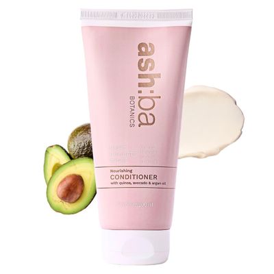 A.s.h.b.a Botanics Nourishing Conditioner for Dry and Frizzy Hair-200ml. | Deep Conditioning and Hydration | Shea Butter, Argan and Green Tea| Silicon and Paraben Free.