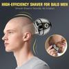Egg-Shaped Head Shavers for Men Wet/Dry Electric Shaver with Detachable Magnetic Head & Runtime Rechargeable Razors for Bald Men view 2