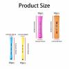 40Pcs Hair Perm Rods Set - 4 Sizes Plastic Cold Wave Rods, Heatless Perming Curlers Rollers with Pintail Comb for Long, Short, Straight, Curly & Natural Hair - DIY Hair Styling Tools view 2