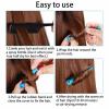40Pcs Hair Perm Rods Set - 4 Sizes Plastic Cold Wave Rods, Heatless Perming Curlers Rollers with Pintail Comb for Long, Short, Straight, Curly & Natural Hair - DIY Hair Styling Tools view 3