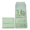 16-Piece Nail Clipper Set Stainless Steel Nail Clippers Tool kit Home Manicure Nail Art Dead Skin Removal Tool(Green) view 1