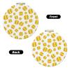 Folding Pocket Mirror, Double-Sided 2X/1X Magnifying Compact Travel Cosmetic Mirror for Womens Purses, Softball Yellow (2.6", Round) view 2