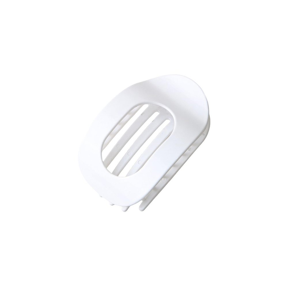 18 Pcs Flat Claw Clips for Women - 3.74 Inch Solid Color Hair Clips Accessories, Ideal for Thick & Thin Hair - Stylish Ellipse & Pointed-nose Designs (White2)