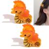 3PCS Mini Sea Horse Claw Clips,Sea Horse Bangs Hair Clips,Animal Shape Hair Claw Clips,Acetate Hair Clips for Girls,Small Sides Claw Barrettes for Women (Sea Horse) view 1