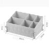DRMEE Skincare Organizers, Plastic Storage Box Dressing Table Cosmetic Storage Box Makeup Orangize for Decor Counter(G) view 2