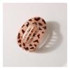 12 Pcs Flat Claw Clips for Women - 3.74 Inch Solid Color Hair Clips Accessories, Ideal for Thick & Thin Hair - Stylish Ellipse & Pointed-nose Designs (Light Pink Brown) view 1
