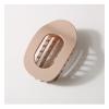 12 Pcs Flat Claw Clips for Women - 3.74 Inch Solid Color Hair Clips Accessories, Ideal for Thick & Thin Hair - Stylish Ellipse & Pointed-nose Designs (Light Pink) view 1