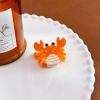 3PCS Mini Crab Claw Clips,Crab Bangs Hair Clips,Animal Shape Hair Claw Clips,Acetate Hair Clips for Girls,Small Sides Claw Barrettes for Women (Crab) view 4