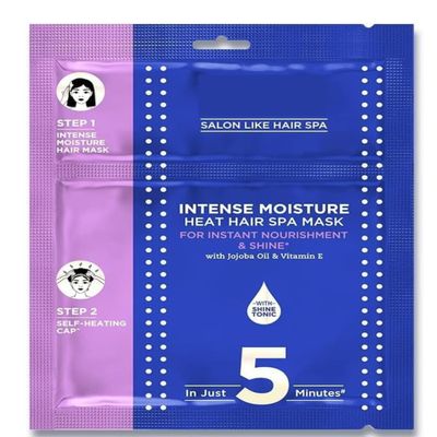 RG Intense Moisture Heat Hair Spa Mask with Jojoba Oil & Vitamin E for Salon-Like Hair Spa at Home - 70 g