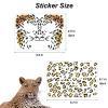 10Pcs Leopard Stickers - Cheetah Face Sticker - Cheetah Tattoos for Halloween Leopard Makeup - Halloween Face Stickers Cosplay view 2