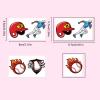 100 Sheets Baseball & Softball Temporary Tattoos, Sport Themed Fake Tattoos for Kids Adults, Waterproof Temporary Tattoo Stickers for Party Sports Events Fans Gifts view 4