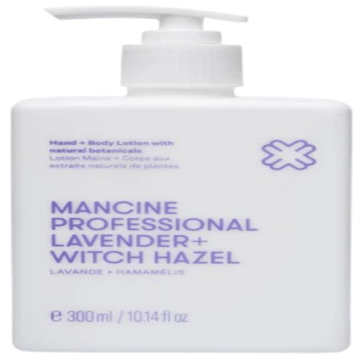 Bee Line Industries Mancine Hand Body & Post Waxing Lotion: Lavender & Witch-Hazel 10.4fl oz
