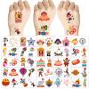 100Sheets Circus Temporary Tattoos Birthday Themed Party Supplies Decoration Favors Cartoon Circus Sticker for Kids Boys Home Activity Class Prizes Carnival Christmas Rewards view 2