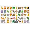 100Sheets Cartoon animal Temporary Tattoos Birthday Themed Party Supplies Decoration Favors Cute animal Sticker for Kids Boys Home Activity Class Prizes Carnival Christmas Rewards view 4