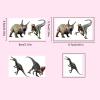 100Sheets 3D Dinosaur Temporary Tattoos Birthday Themed Party Supplies Decoration Favors Cartoon Dinosaur Sticker for Kids Boys Home Activity Class Prizes Carnival Christmas Rewards view 3