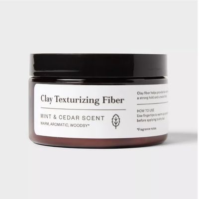 Goodfellow & Co Clay Texturizing Fiber, Mint & Cedar Scent, Hair Styling Pomade, 4 oz