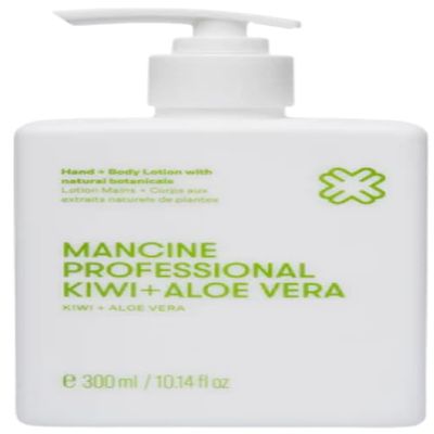 Bee Line Industries Mancine Hand Body & Post Waxing Lotion: Kiwi & Aloe 10.41fl oz