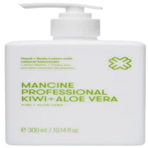 Bee Line Industries Mancine Hand Body & Post Waxing Lotion: Kiwi & Aloe 10.41fl oz