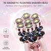 HEBECA 7D Electric Shaver for Women  Upgraded Electric Razor for Women with Rotary Floating Magnetic Head, Detachable and Waterproof, Painless Hair Remover for Legs, Bikini, Face, Sensitive Skin view 3