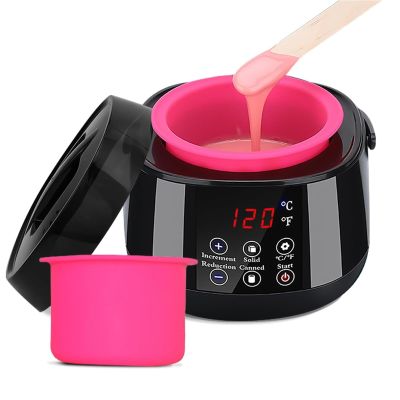 Multifunctional Intelligent Hair Removal Wax Bean Machine - Silicone Bowl, Painless Beauty Wax Heating Therapy Device