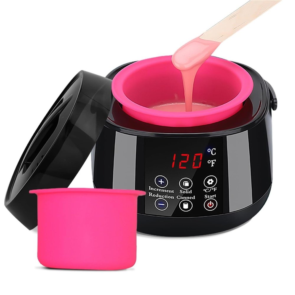 Multifunctional Intelligent Hair Removal Wax Bean Machine - Silicone Bowl, Painless Beauty Wax Heating Therapy Device