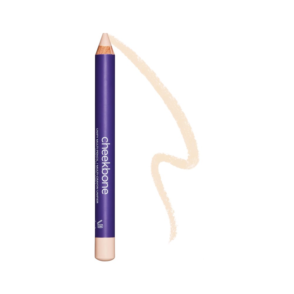 Cheekbone Unify Complexion Multi Pencil, 1 Fair, Creamy Multi-Use Face Stick for Concealing, Brightening & Sculpting, Buildable, Lightweight Formula, Vegan & Cruelty Free, 0.1 oz.