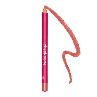 Cheekbone Clay Horizon Lip Pencil, Vegan Matte Lip Liner, Highly Pigmented, Smooth & Creamy, Powder-Like Finish, With Organic Coconut Oil, Define & Shape, 0.038 oz
