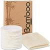 20 Packs Organic Reusable Makeup Remover Pads, Washable Bamboo Cotton Rounds for All Skin Types with Cotton Laundry Bag view 1