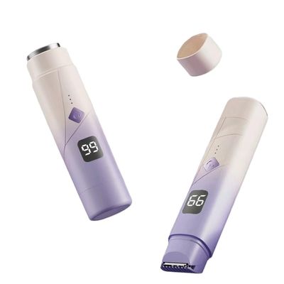 New Digital Display Type-c Electric Shaver, a Multi-Functional Hair Removal Device for Both Men and Women, and an Electric Razor (Gradient Purple)