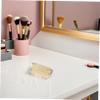 Didiseaon 4pcs Mini False Eyelashes Boxes Clear Portable Small Suitcase Holder Lightweight Makeup Case Wheels Travel Cosmetic Organizer for Women view 4