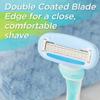 E~quate Women's 5 Blade Disposable Razors, 3 Count (1 Pack) view 3