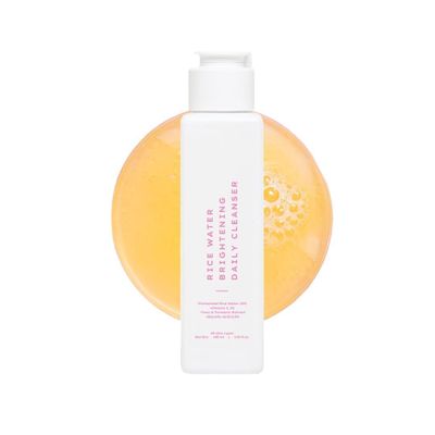 10% Rice Water Brightening Face Wash Daily Face Cleanser for Women and Men Brightens S.kin Removes Dirt & Impurities Sk.in Care Products Suitable for All Skin Types - 100 ml