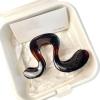 A large number of character catching clips, high ponytail fixing artifacts, hair clips, looseness, shark clips are placed behind the hair bun view 4